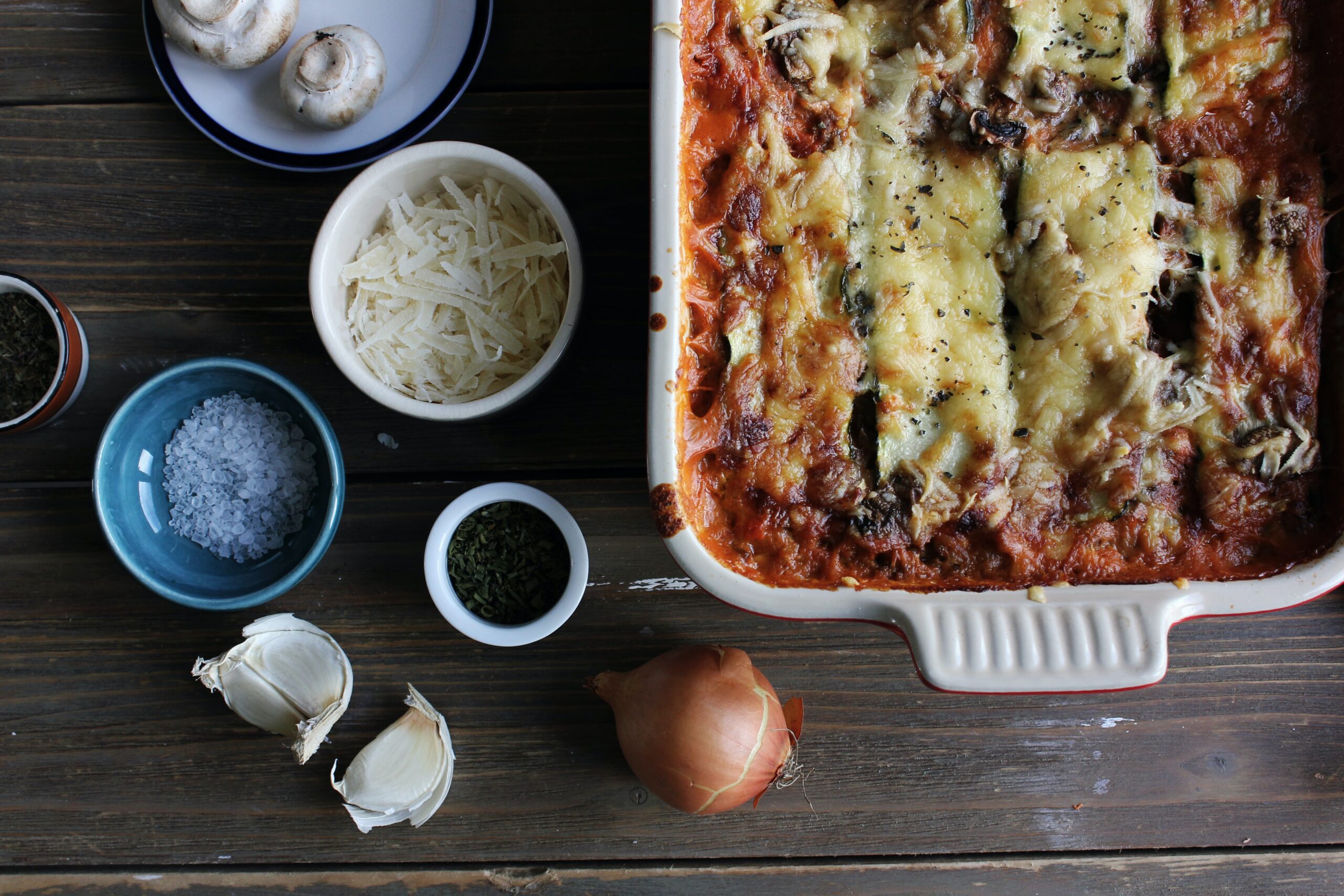 Lasagna to pair with Lambrusco