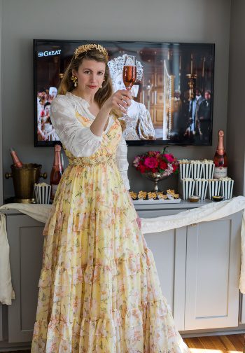 SAG Awards viewing party with Taittinger