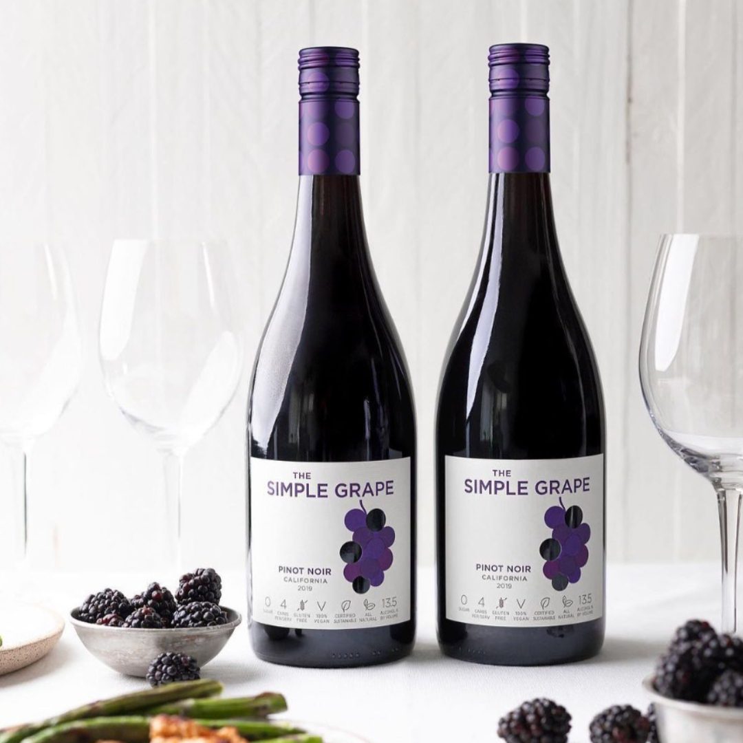 simple grape pinot noir website